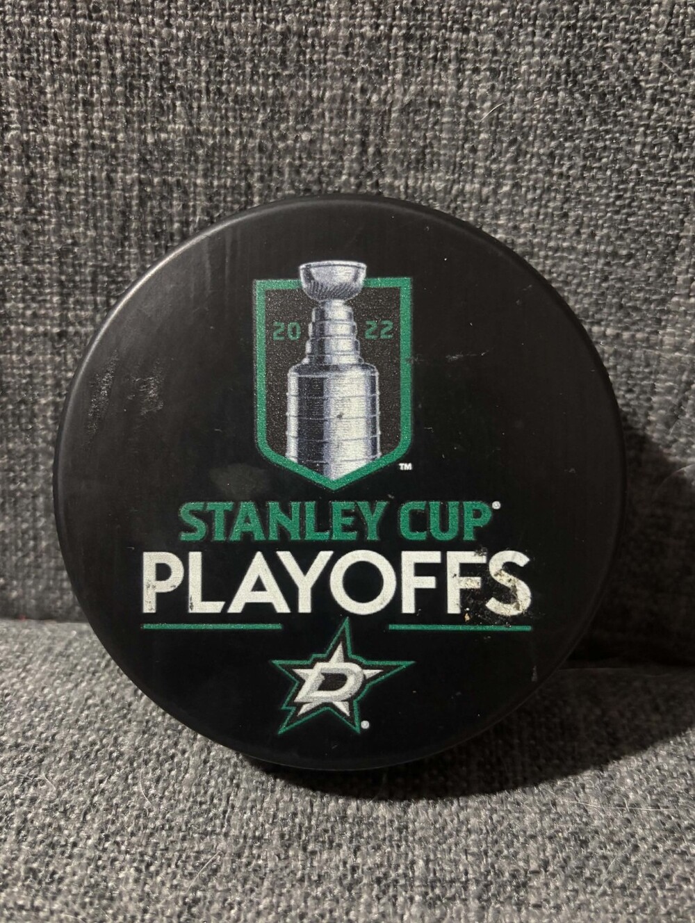 Dallas Stars NHL 2022 Stanley Cup Playoffs Hockey Puck New